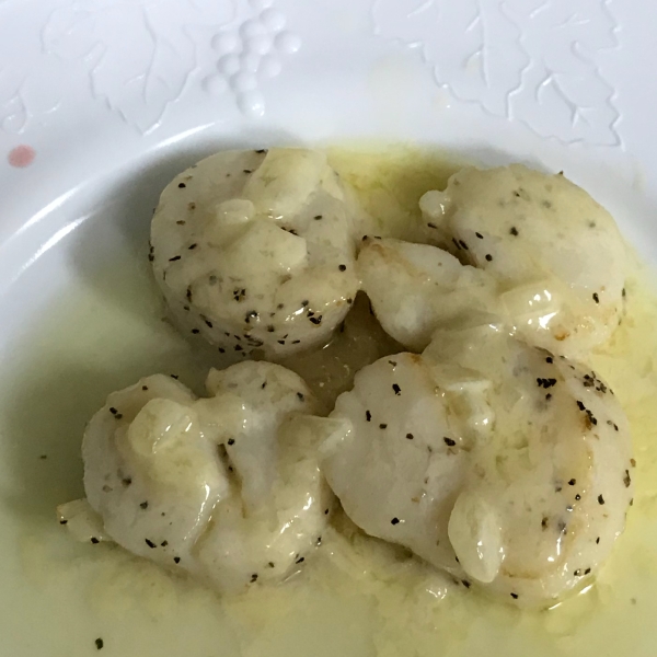 Scallops with White Wine Sauce I