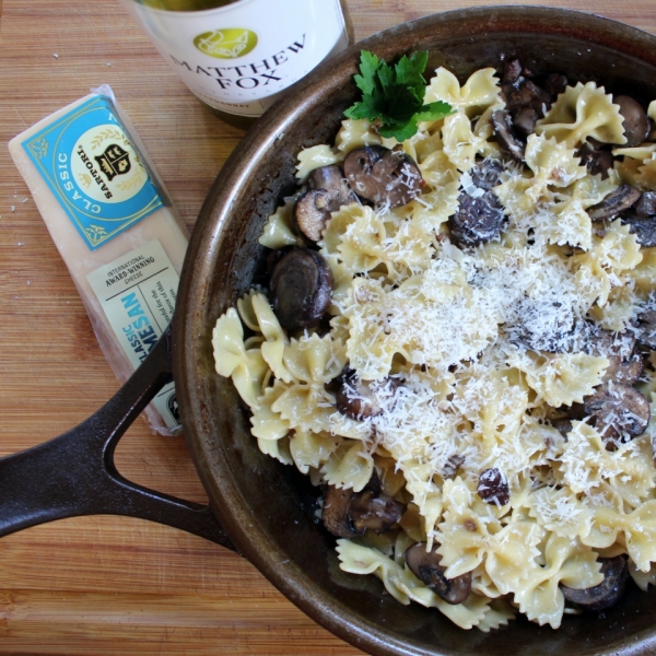 Pasta with Baby Bella Mushrooms