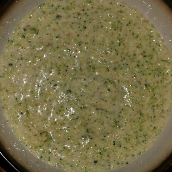 Slow Cooker Cream of Broccoli Soup