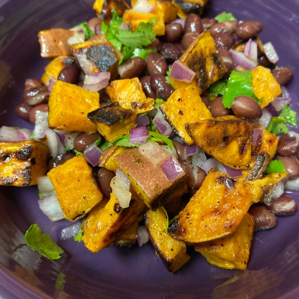 Vegan Black Bean and Sweet Potato Salad