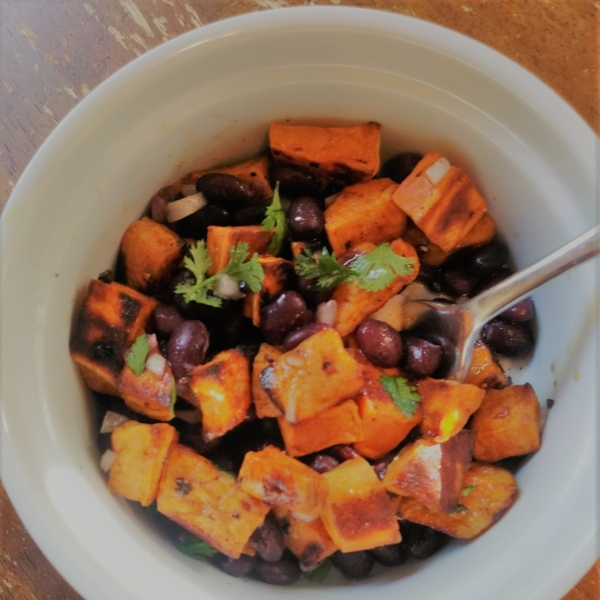 Vegan Black Bean and Sweet Potato Salad
