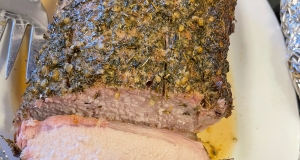 Rosemary and Garlic Smoked Pork Roast