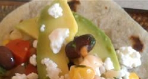 Black Bean and Corn Vegetarian Summer Tacos