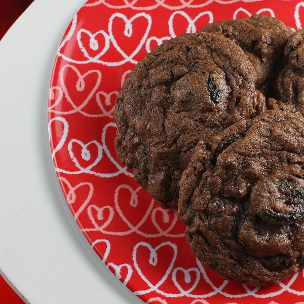 Lots of Chocolate Cherry Cookies
