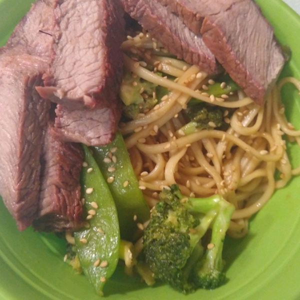 Asian Steak and Noodle Bowl