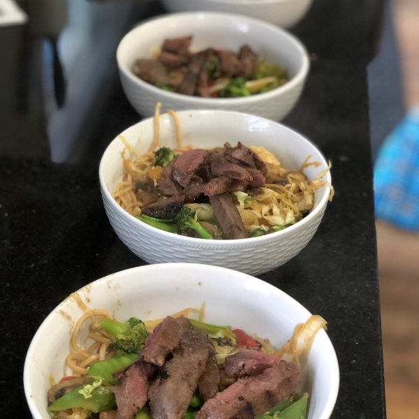 Asian Steak and Noodle Bowl