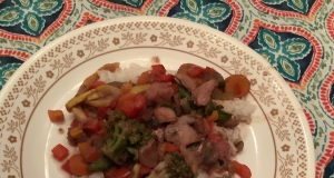 Heather's Blueberry Chicken Stir Fry