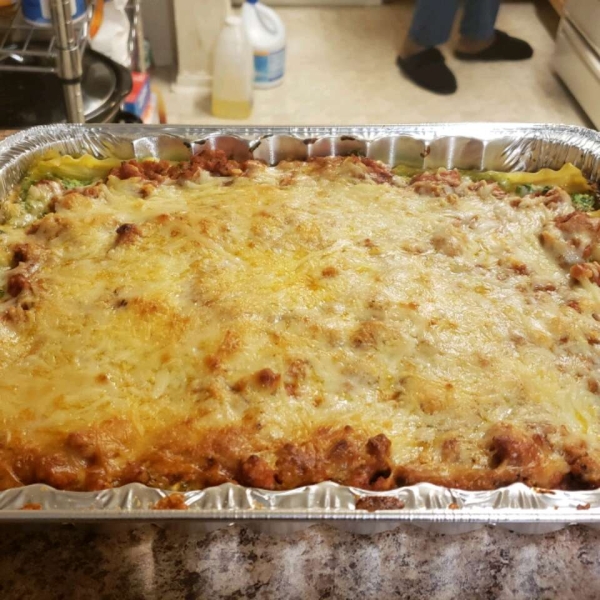Delicious Spinach and Turkey Lasagna