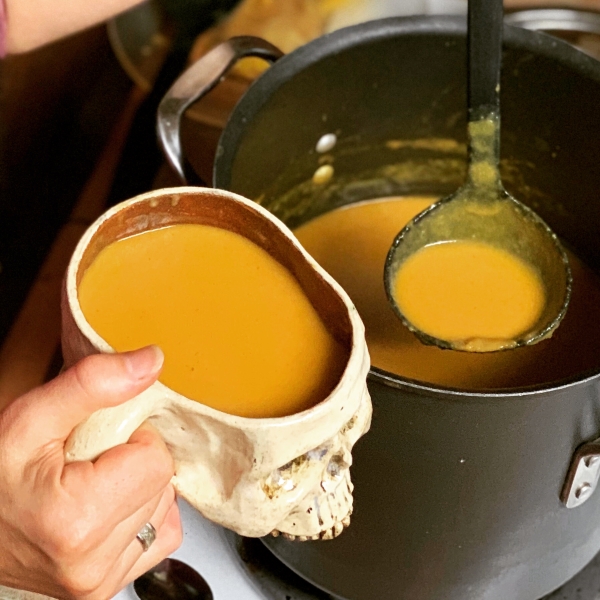 Curried Butternut Squash and Apple Bisque