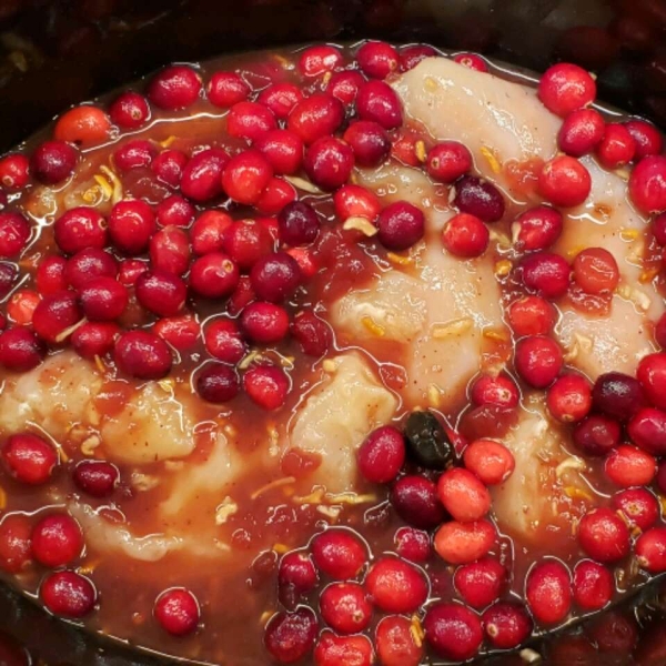 Slow Cooker Cranberry Chicken