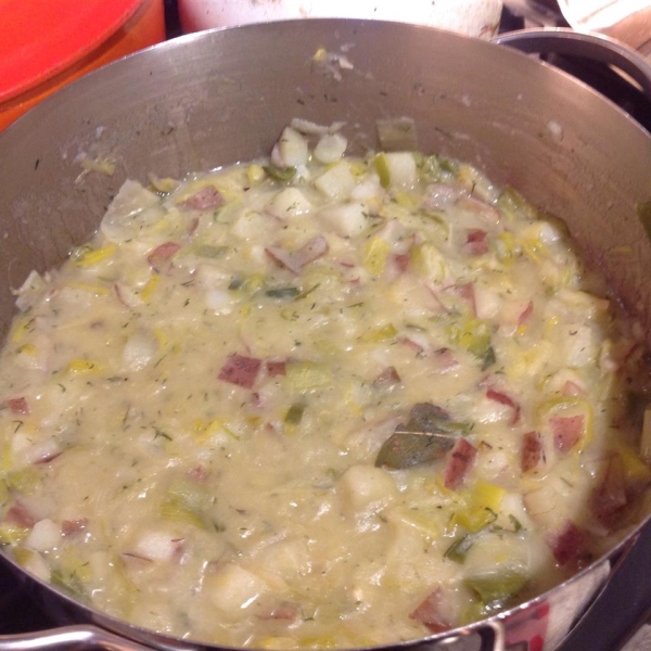 Dilled Potato Leek Chowder