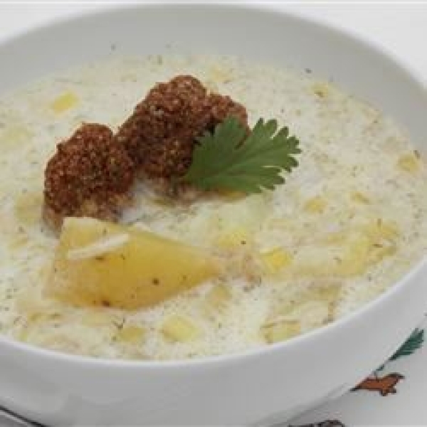 Dilled Potato Leek Chowder