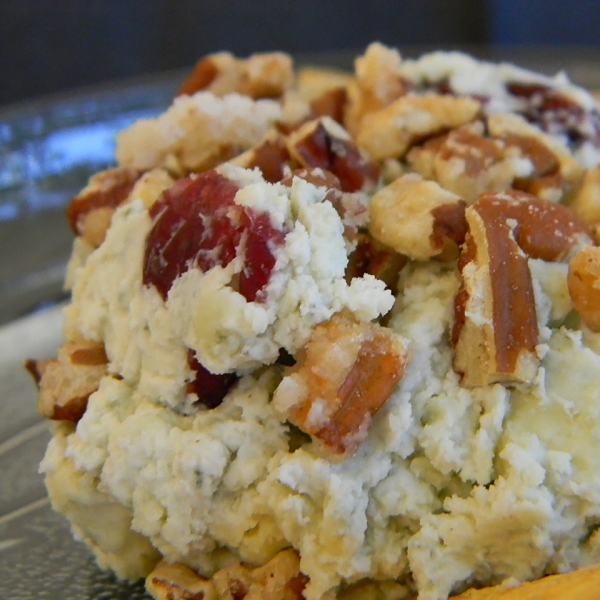 Blue Cheese, Sweet Pecan, and Cranberry Spread