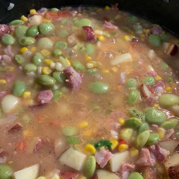 Lima Beans and Ham