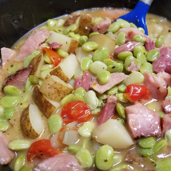 Lima Beans and Ham