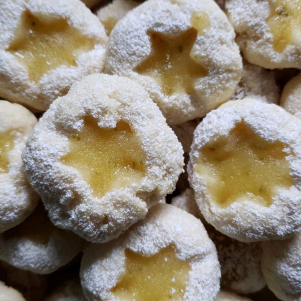 Apricot Cream Cheese Thumbprints