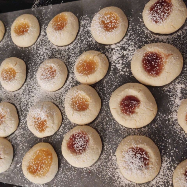 Apricot Cream Cheese Thumbprints