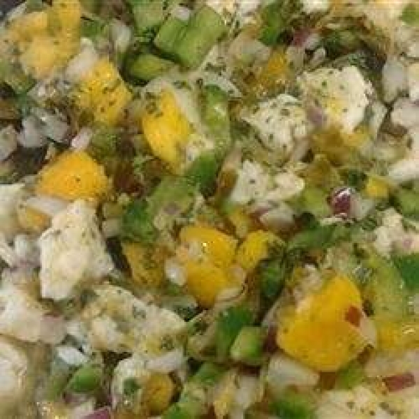 Halibut-Mango Ceviche