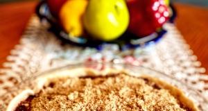 Cherry Crumble Pie with Frozen Cherries