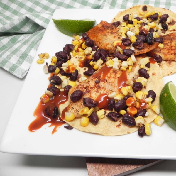 Air Fryer Blackened Fish Tacos