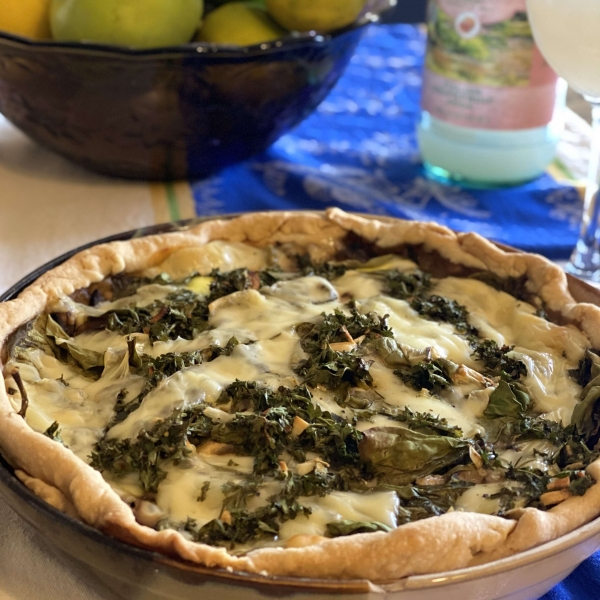 Spinach Mushroom Quiche