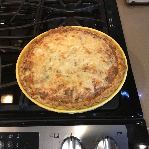 Spinach Mushroom Quiche
