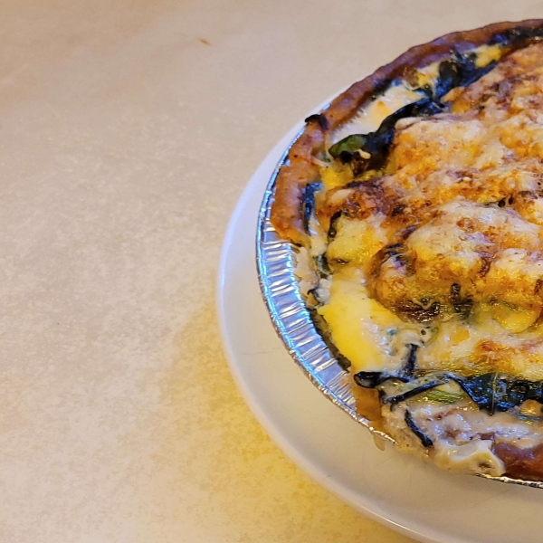 Spinach Mushroom Quiche