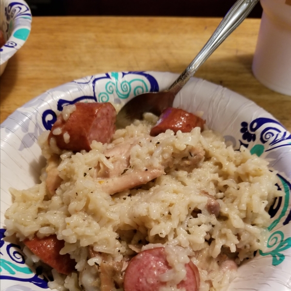 Creamy Chicken Bog With A Kick