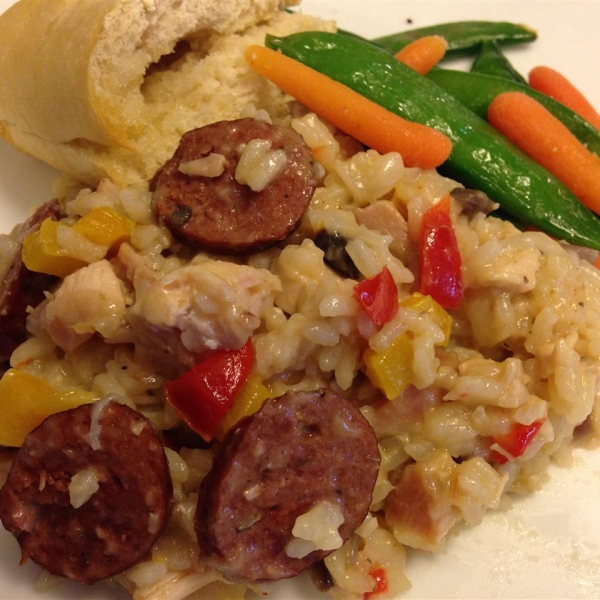 Creamy Chicken Bog With A Kick