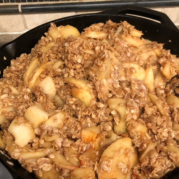 Fruit Crisp Breakfast Skillet