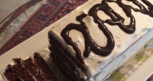 Chocolate Peppermint Cake Roll