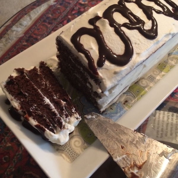 Chocolate Peppermint Cake Roll