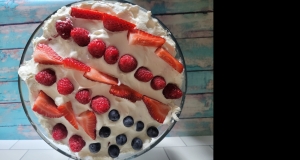 Patriotic Berry Trifle