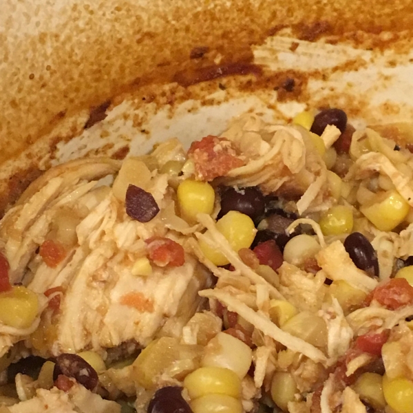 Easy Slow Cooker Santa Fe Chicken
