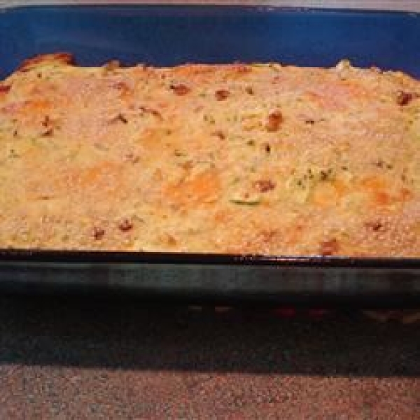 Zucchini-Cheese Appetizer Squares