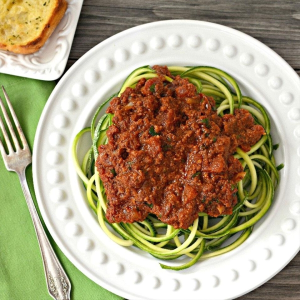 Chorizo Ragu with Spiralized Mexican Squash