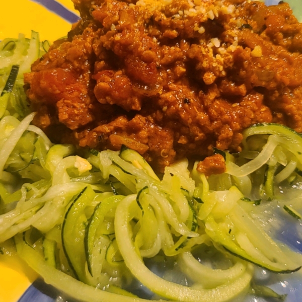 Chorizo Ragu with Spiralized Mexican Squash