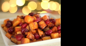 Cranberry Orange Sauced Sweet Potatoes