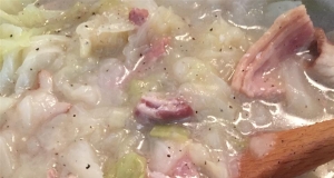 Boiled Cabbage with Bacon