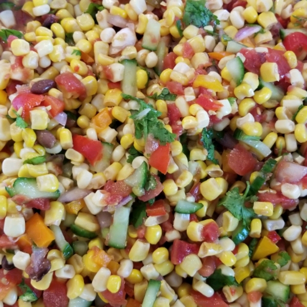 Easy Corn Salad - Great Side for BBQs