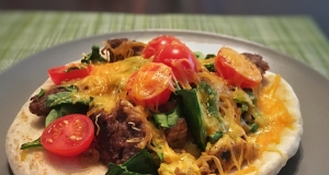 Easy Breakfast Pita Pizzas