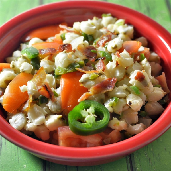 Dave's Spicy Hominy