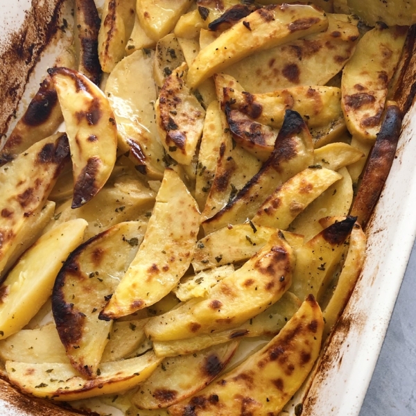 Greek Lemon Potatoes
