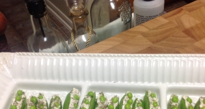 Mauigirl's Smoked Salmon Stuffed Pea Pods
