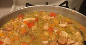 Stovetop Butternut Squash and Chicken Stew with Quinoa