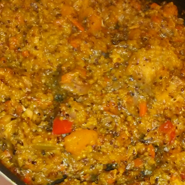 Stovetop Butternut Squash and Chicken Stew with Quinoa