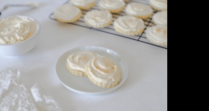 Butter Cookies with Buttercream Frosting