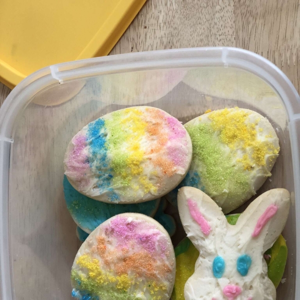 Butter Cookies with Buttercream Frosting