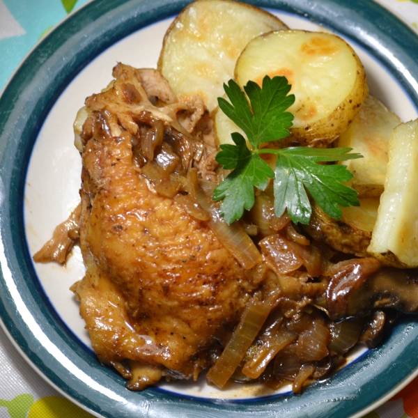 Balsamic Chicken Breasts with Porcini Mushrooms