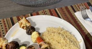 Grilled Pesto Chicken Kabobs
